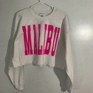 Social Culture Women's Malibu Long Sleeve Crop Top Size Large